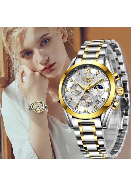 Gümüş Mavi Lıge Yeni Yaratıcı Saatler Bayanlar Üst Marka Lüks Paslanmaz Çelik Su Geçirmez Kadın Bilezik Izle Moda Altın Saat Feminino (Yurt Dışından) fırsatları
