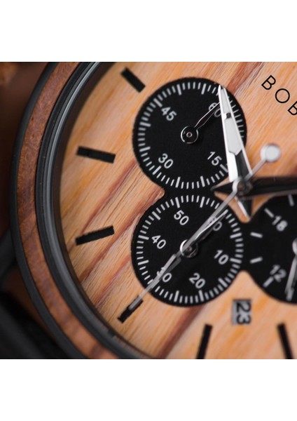 C-P09-3 Bobo Bırd Ahşap Erkek Saatler Ahşap Adam Izle Erkekler Için Kuvars Kol Saati Chronograp Aydınlık Özel Erkek Izle Relogio (Yurt Dışından) fırsatları