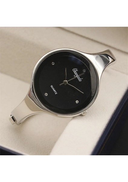 Altın Siyah Lüks Marka Gümüş Kadın Kol Saati Kadın Saatler Elbise Bilezik Izle Kadın Kuvars Saatler Kadın Moda Saat Bayanlar Izle (Yurt Dışından) modelleri