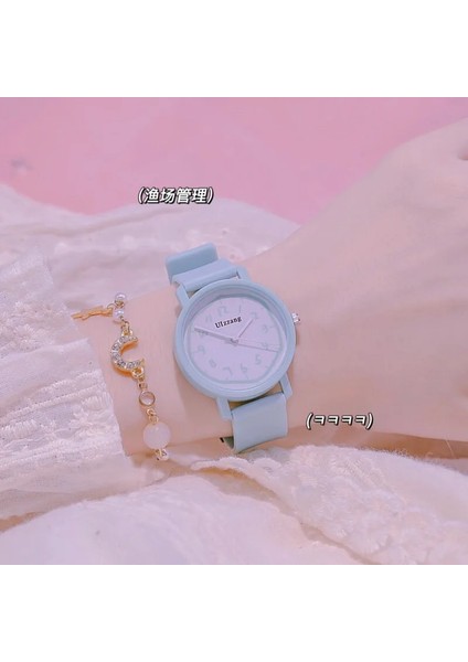 Pembe Kadın Izle Karikatür Jöle Numaraları Dial Bilezik Saatler Set Bayanlar Lastik Bant Kuvars Kol Saati Kadın Kadın Saat Kız Için (Yurt Dışından) indirimleri