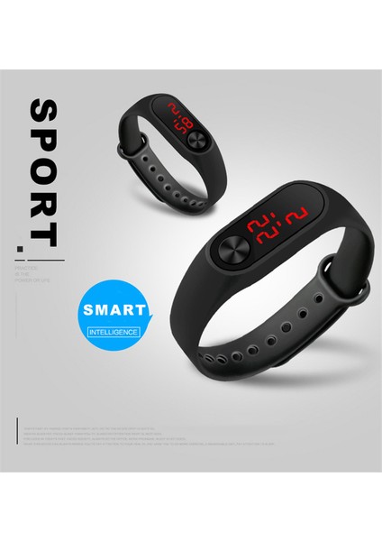 1662072-1 Moda Doğa Sporları Saatler Erkek Kadın LED Dijital Saatler Dikdörtgen Kadran Elektronik Saatler Çocuk Saatler Reloj Hombre (Yurt Dışından)