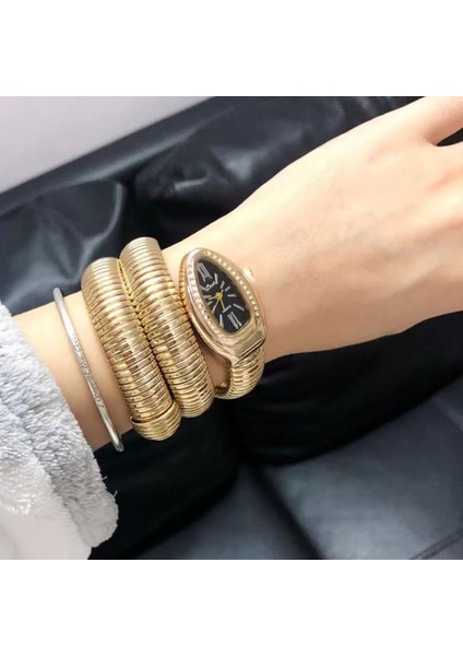 Style3 Yeni Lüks Marka Trendy Yılan Bilezik Saatler Kadın Moda Bilezik Infinity Izle Vogue Kızlar Marka Kuvars Saat Religios (Yurt Dışından) indirimleri