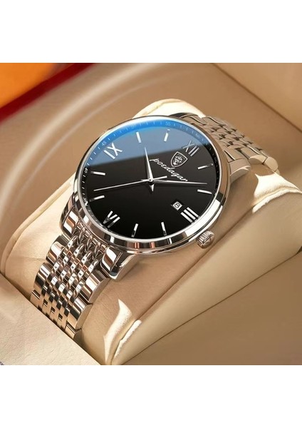 826 Sl Bk S Poedagar Üst Marka Lüks Erkek Izle Su Geçirmez Aydınlık Paslanmaz Çelik Saatler Spor Kuvars Saat Erkek Tarih Iş Kol Saati (Yurt Dışından)