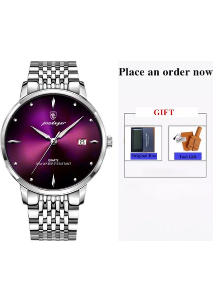 826 Sl Bk S Poedagar Üst Marka Lüks Erkek Izle Su Geçirmez Aydınlık Paslanmaz Çelik Saatler Spor Kuvars Saat Erkek Tarih Iş Kol Saati (Yurt Dışından)