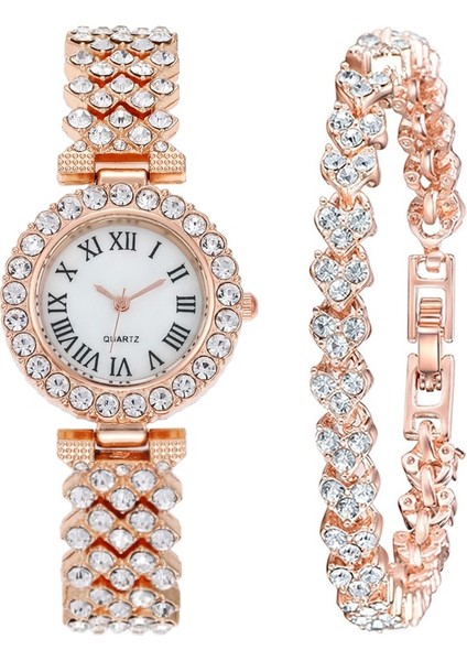 Gümüş Kadın Çelik Bileklik Saat Kuvars Çelik Bileklik Saat Kadın Lüks Moda Izle (Yurt Dışından) fiyatları