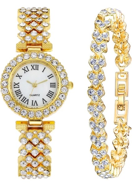 Gümüş Kadın Çelik Bileklik Saat Kuvars Çelik Bileklik Saat Kadın Lüks Moda Izle (Yurt Dışından) fırsatları