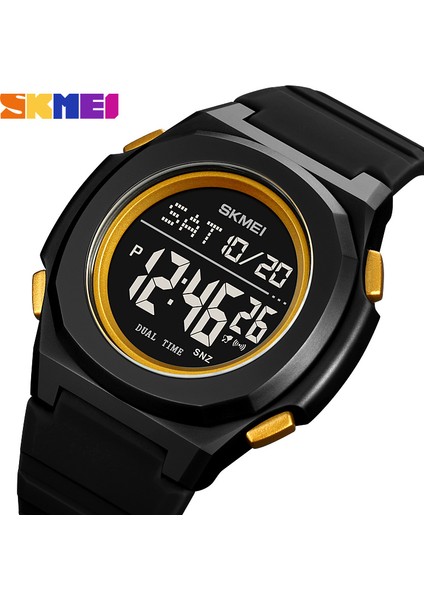 Skmeı Açık Arka Işık Dijital Geri Sayım Kronometre Spor Saatler Erkek 5bar Su Geçirmez Kol Saati Tarih Hafta Saat Reloj Hombre (Yurt Dışından) fiyatları
