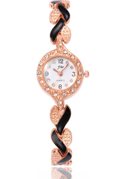 Siyah 2020 Bilezik Saatler Kadınlar Lüks Kristal Elbise Kol Saatleri Saatler Kadın Moda Rahat Quartz Saat Hediye Orologio Donna (Yurt Dışından)