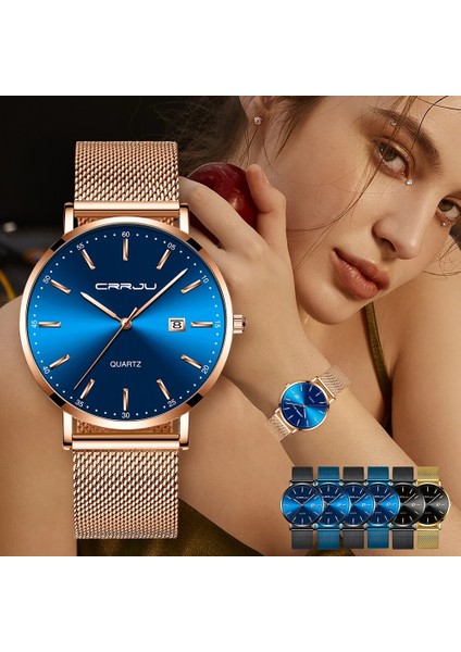 Bk Mavi Gümüş Kutu Crrju Lüks Moda Kadın Bilezik Izle Kadın Rahat Su Geçirmez Kuvars Bayan Elbise Saatler Hediye Sevgilisi Saat Relogio Feminino (Yurt Dışından) modelleri