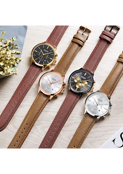 Altın Megır Chronograph Lüks Kadın Bilezik Saatler Relogio Feminino Moda Kuvars Severler Kol Saati Saat Bayanlar Kızlar Hediye 2011 (Yurt Dışından) fırsatları