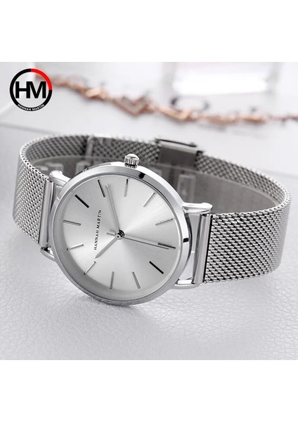 Gümüş Beyaz Kadın Bilezik Izle Lüks Marka Kuvars Bayan Elbiseler Bilek Saatleri Gümüş Çelik Hasır Kadın Izle 36MM Su Geçirmez Saat Xfcs (Yurt Dışından) fiyatları