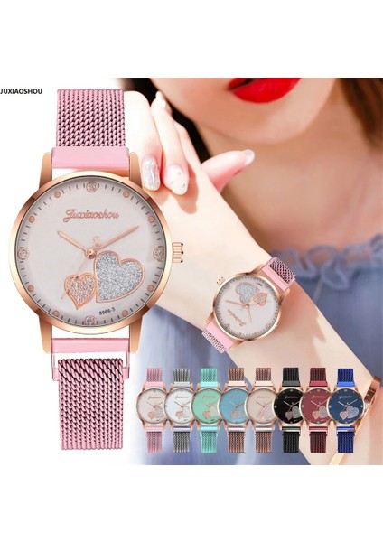 WATCH-JXS130-8 Marka Kuvars Saatler Casual Kadın Bileklik Saat Mıknatıs Toka Aşk Kadran Elmas Ölçeği Izle Kadın Hediye Relogio Feminino Reloj (Yurt Dışından) fiyatları