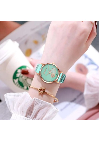 WATCH-JXS130-8 Marka Kuvars Saatler Casual Kadın Bileklik Saat Mıknatıs Toka Aşk Kadran Elmas Ölçeği Izle Kadın Hediye Relogio Feminino Reloj (Yurt Dışından) modelleri