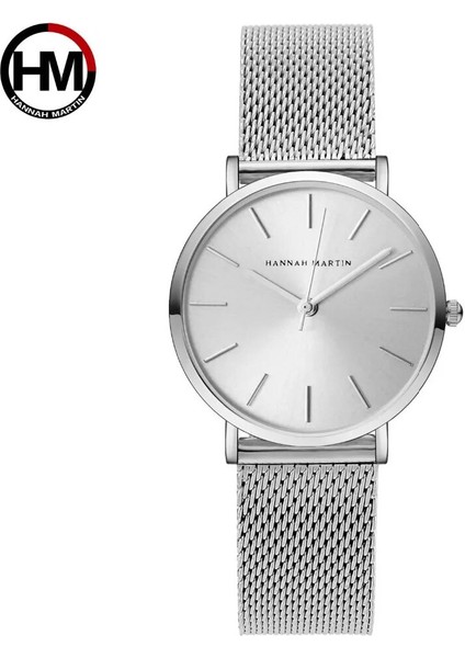 Gümüş Beyaz Kadın Bilezik Izle Lüks Marka Kuvars Bayan Elbiseler Bilek Saatleri Gümüş Çelik Hasır Kadın Izle 36MM Su Geçirmez Saat Xfcs (Yurt Dışından) modelleri