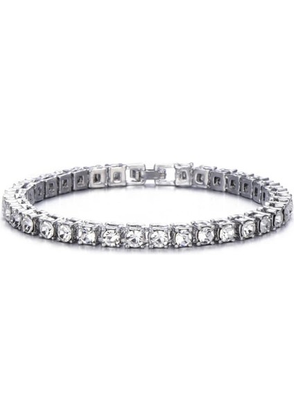 Diğer Buzlu Kırmızı Renk Izle Kadın Lüks Elmas Taklidi Küba Zincir Bilezik Saatler Moda Kol Saati Hip Hop Takı Yeni (Yurt Dışından)