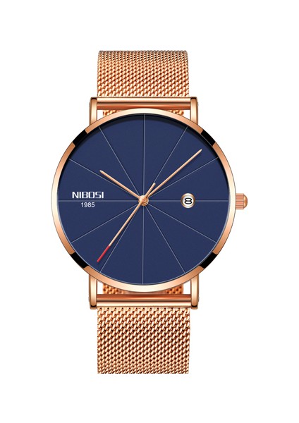 Stil 9 Nıbosı Ultra Ince Moda Erkek Izle En Lüks Marka Iş Kuvars Saatler Su Geçirmez Spor Saat Erkekler Saat Relogio Masculino (Yurt Dışından)