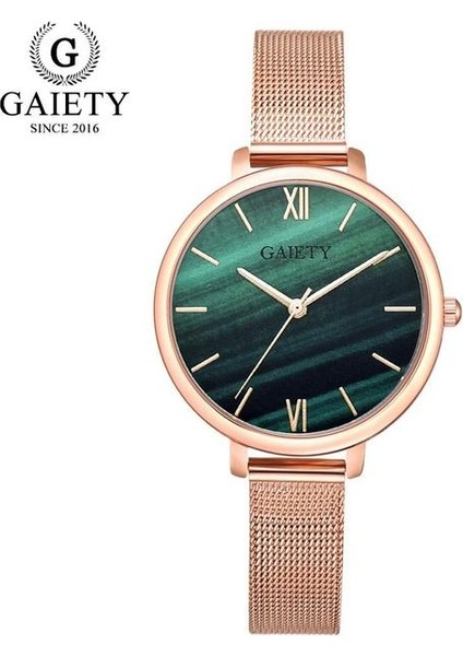Sadece 1 Adet Watch1 Gaiety Lüks 2 Parça Set Izle Kadınlar Gül Altın Su Matkap Bilezik Izle Takı Bayanlar Kadın Saat Rahat Kuvars Kol Saatleri (Yurt Dışından)