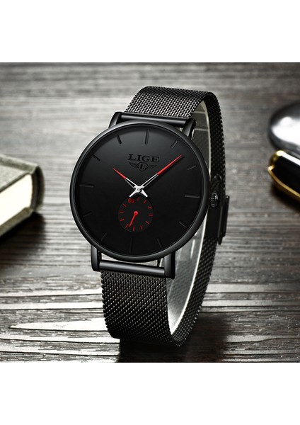 Lıge Saatler Erkek 2022 Minimalist Erkek Moda Ultra-Ince Izle Basit Erkekler Iş Kuvars Saat Kol Saati Relogio Masculino (Yurt Dışından) modelleri