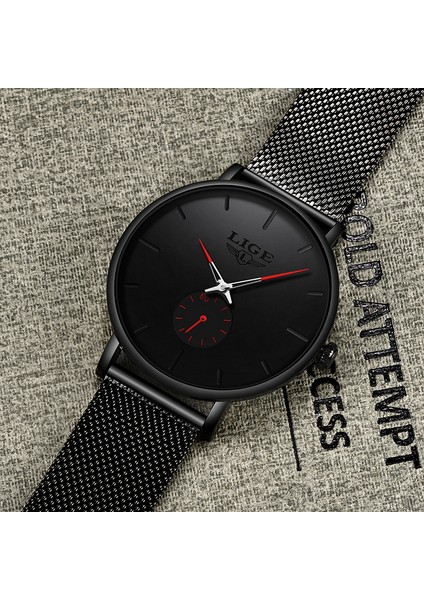 Lıge Saatler Erkek 2022 Minimalist Erkek Moda Ultra-Ince Izle Basit Erkekler Iş Kuvars Saat Kol Saati Relogio Masculino (Yurt Dışından) indirimleri