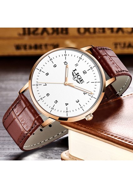 Çelik Mavi Lıge Erkekler Saatler Moda Ultra Ince Izle Erkekler Için Basit Izle Iş Erkek Saat Minimalist Kuvars Kol Saati Relogio Masculino (Yurt Dışından) fırsatları