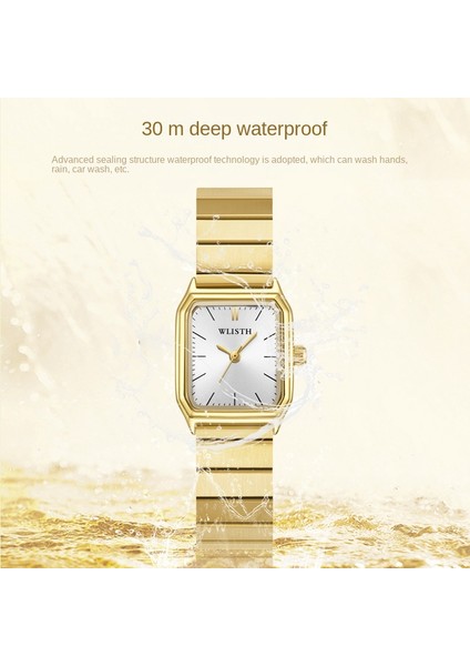 Gümüş Yeni Altın Izle Kadın Saatler Çelik Üst Lüks Marka Bayanlar Bilezik Saatler Kadın Saat Montre Femme Relogio Feminino (Yurt Dışından) fırsatları