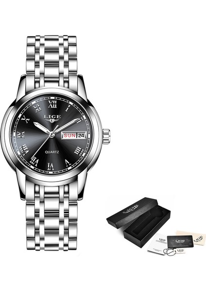 Kadın Izle G Lıge Sevgili Saati Seti Orijinal Erkekler Için Iş Kadınları Moda Rahat Su Geçirmez Paslanmaz Çelik Kuvars Bayanlar Kol Saatleri + Kutu (Yurt Dışından)