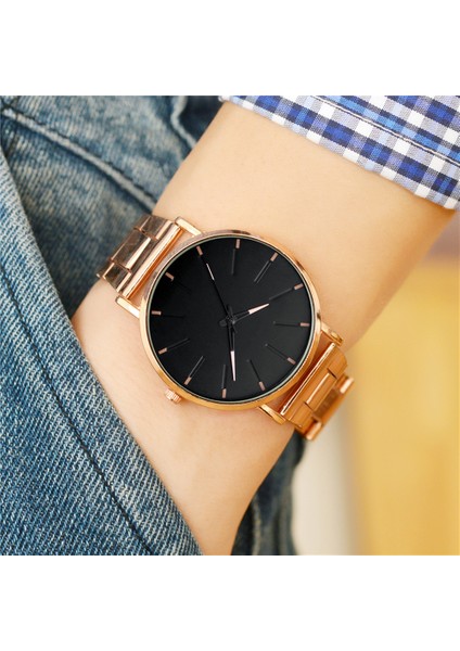 1-Rosegold-Beyaz Erkek Saatler 2023 Lüks Erkek Zarif Ultra Ince Kol Saati Erkek Iş Paslanmaz Çelik Hasır Kuvars Saat Relogio Masculino Sıcak (Yurt Dışından) modelleri