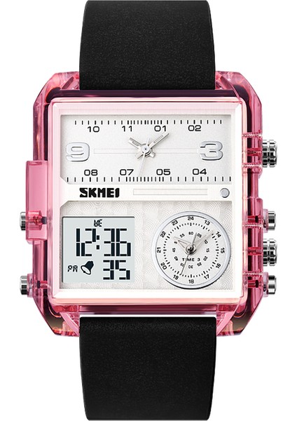 Renk 4 Skmeı Rahat 3 Zaman Kronometre Spor Saatler Erkek Moda Arka Işık Dijital Kol Saati 3bar Su Geçirmez Çalar Saat Reloj Hombre (Yurt Dışından)