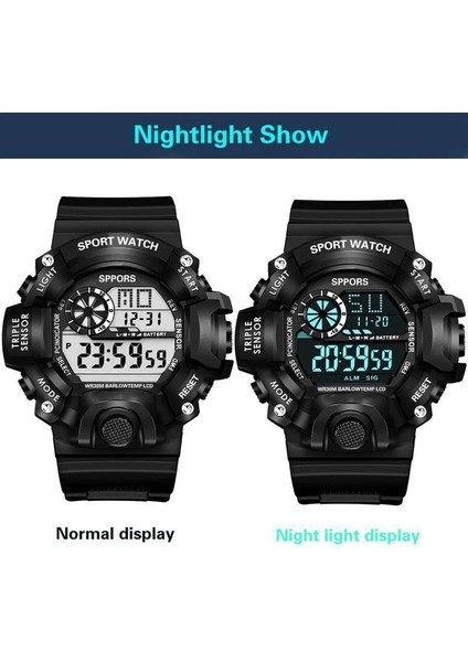 Kırmızı Moda Piyade Spor Elektronik Izle Yeni LED Su Geçirmez G Aydınlık Şok El Saati Erkekler Kadınlar Için Dijital Maliyet Kol Saati (Yurt Dışından) fırsatları