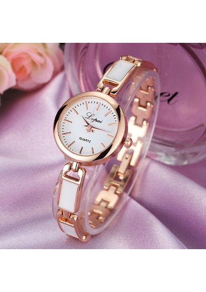 Gül Altın Zegarek Damski Moda Rahat Kuvars Izle Yeni Bilezik Saatler Kadınlar Lüks Kristal Elbise Kol Saatleri Saat Kadın Reloj Mujer (Yurt Dışından) fiyatları