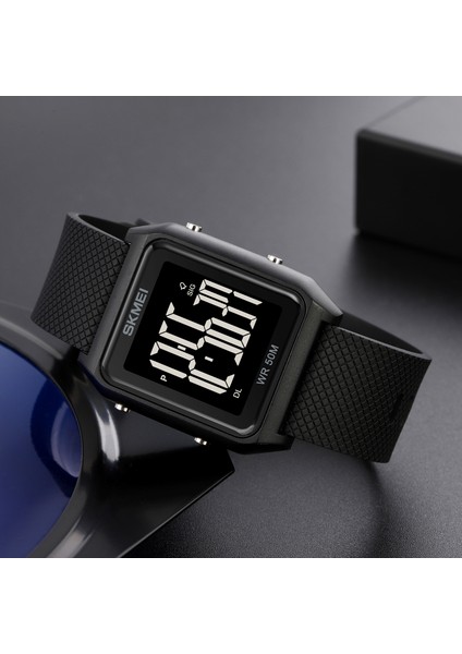 Renk 6 Skmeı Arka Işık Spor Dijital Saat Erkek 50 M Su Geçirmez Tarih Hafta Elektronik Kronometre Kol Saatleri Çalar Saat Reloj Hombre (Yurt Dışından) fırsatları