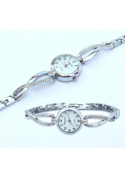 125 Gümüş 2019 Paslanmaz Çelik Kayış Kadın Lüks Fanshion Izle Gül Altın Elbise Elmas Kadın Gündelik Saat Severlerin Bilezik Izle (Yurt Dışından) fiyatları