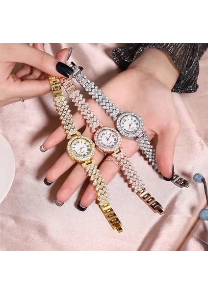 Altın Yeni Hisse Senedi!!kadın Bilezik Saatler Çelik Kemer Aşk Çelik Kemer Taklidi Kuvars Kol Saati Kadınlar Için Lüks Moda Izle (Yurt Dışından) fiyatları