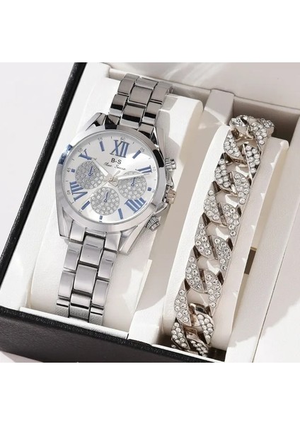 Gümüş Altın Yeni Gelmesi Lüks Kadın Saatler Moda Çelik Bilezik Izle Kadınlar Casual Saat Elbise Bayanlar Kuvars Kol Saati Relogio Feminino (Yurt Dışından)