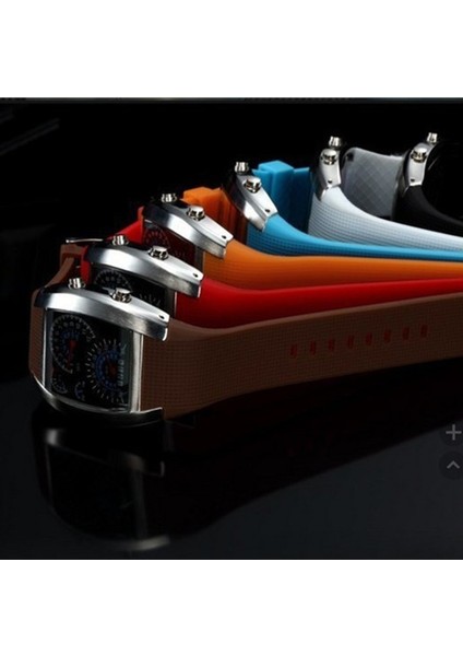 Beyaz Moda Erkek Saati Benzersiz LED Dijital Saat Erkekler Izle Elektronik Spor Saatler Lastik Bant Saat Montre Homme Erkek Kol Saati (Yurt Dışından) indirimleri