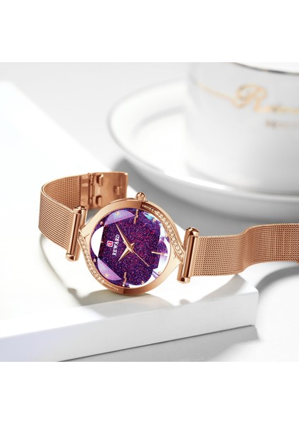 4 Kutu ile Lüks Marka Kadın Bilezik Saatler Köpüklü Kadran Moda Altın Çelik Hasır Kuvars Saat Bayanlar Kol Saati Zegarek Damski (Yurt Dışından) indirimleri