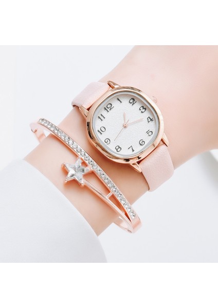 1 Adet Beyaz Saat Kadınlar Için Bilezik Seti Basit Bayanlar Bilezik Izle Rahat Deri Kuvars Kol Saati 2 Adet Set Siyah Saat Zegarek Damski (Yurt Dışından) indirimleri