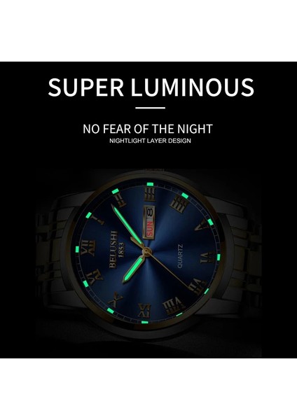 Gümüş Belushı Erkek Moda Iş Kuvars Bilek Saatleri Paslanmaz Çelik Su Geçirmez Analog Saat Erkekler Takvimli Saat 2022 Yeni Saatler (Yurt Dışından) fiyatları