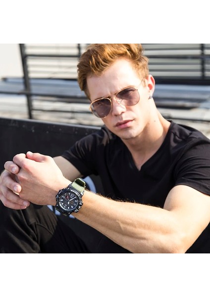 1545 Kırmızı Smael Marka Moda Erkekler Spor Saatler Erkekler Analog Kuvars Saat Askeri Izle Erkek Izle Erkek 1545 Relogios Masculino (Yurt Dışından) indirimleri