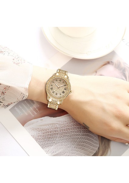Altın 2 Adet-Bilezik Tam Elmas Çelik Kemer Bayanlar Izle Roma Yüz Yıldız Mizaç Iş Kadın Saati Bilezik Saat Hip-Hop Tarzı Izle (Yurt Dışından) fırsatları