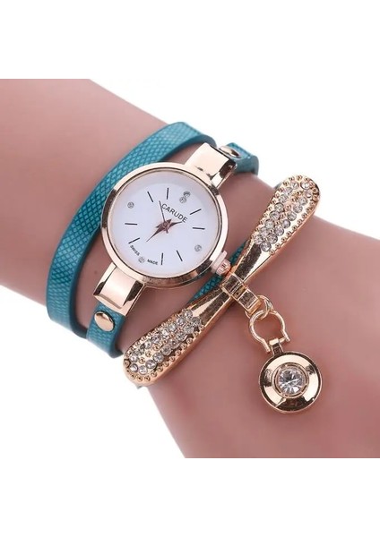 Bronz Relogio Bilezik Saatler Kadın Wrap Etrafında Moda Bilezik Moda Elbise Bayanlar Kadının Kol Saati Relojes Mujer Saat Hediye Için (Yurt Dışından) modelleri