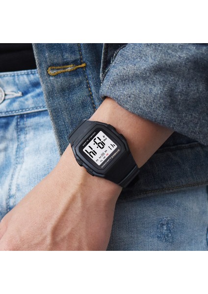 Gümüş Synoke Spor Saatler Reloj Dijital Hombre Hayat Su Geçirmez Izle Adam Hediye Için LED Dijital Plastik Rahat Saat Relog Hombre (Yurt Dışından) modelleri