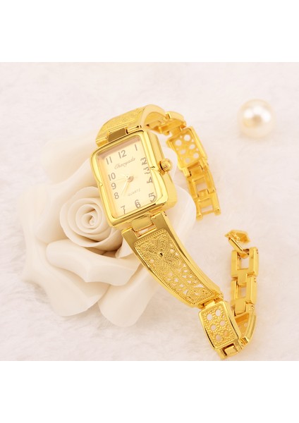 Altın-Cyd Yeni Kadın Moda Bilezik Izle Lüks Altın/gümüş Kuvars Kadın Elbise Saatler Bayanlar Nefis Relogio Feminino Saati Saat (Yurt Dışından) fırsatları