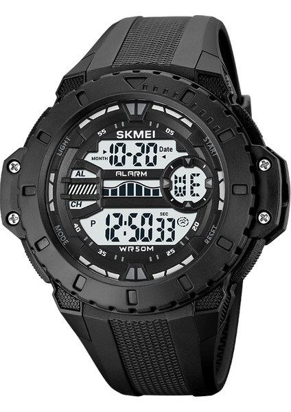 Renk 4 Skmeı Yeni Serin Japonya Dijital Motionmen 5bar Su Geçirmez Spor Saatler Erkekler Çok Fonksiyonlu Arka Işık Chrono Izle Alarm Reloj Hombre (Yurt Dışından)
