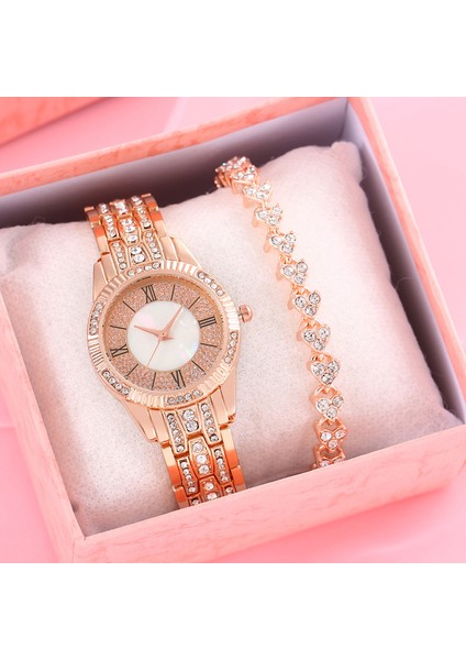 Stil 3 2022 Bayanlar Izle Yeni Moda Kuvars Izle Elmas Bilezik Saat Kadın Hediye Seti Reloj De Señoras (Yurt Dışından) fiyatları