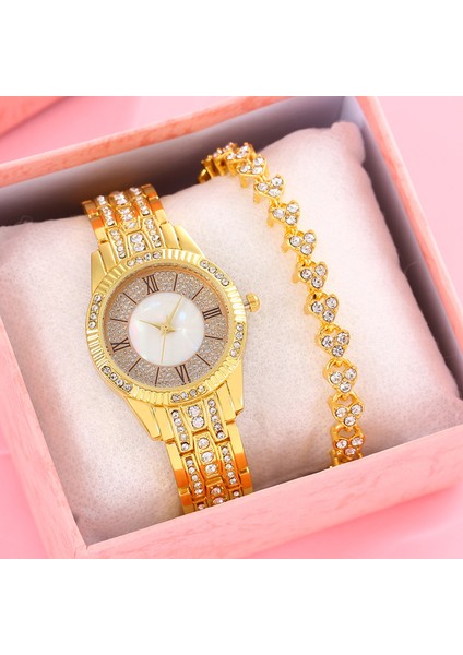 Stil 3 2022 Bayanlar Izle Yeni Moda Kuvars Izle Elmas Bilezik Saat Kadın Hediye Seti Reloj De Señoras (Yurt Dışından) modelleri