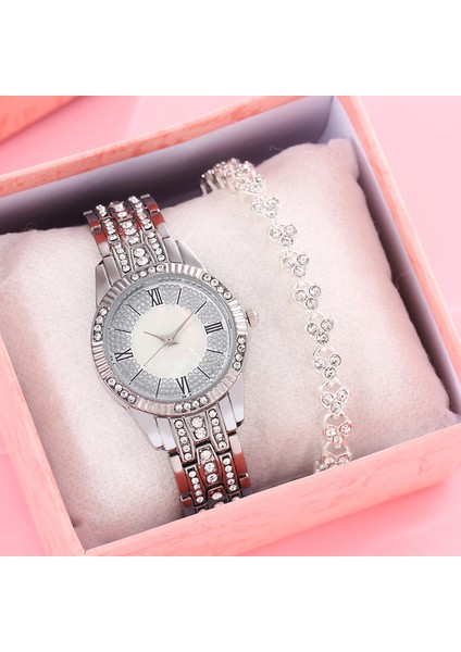 Stil 3 2022 Bayanlar Izle Yeni Moda Kuvars Izle Elmas Bilezik Saat Kadın Hediye Seti Reloj De Señoras (Yurt Dışından) fırsatları