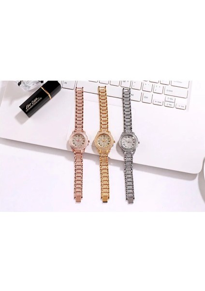 Gümüş 2 Adet-Bilezik Tam Elmas Çelik Kemer Bayanlar Izle Roma Yüz Yıldız Mizaç Iş Kadın Saati Bilezik Saat Hip-Hop Tarzı Izle (Yurt Dışından) modelleri