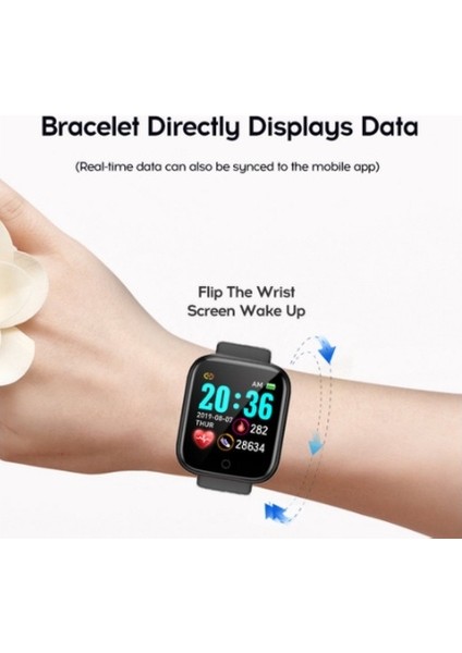 Siyah Erkek Saatler Özel Duvar Kağıdı Su Geçirmez Akıllı Saat Kadın Dijital Bluetooth Spor Kol Saati Spor Izci Çocuk Izle (Yurt Dışından) modelleri