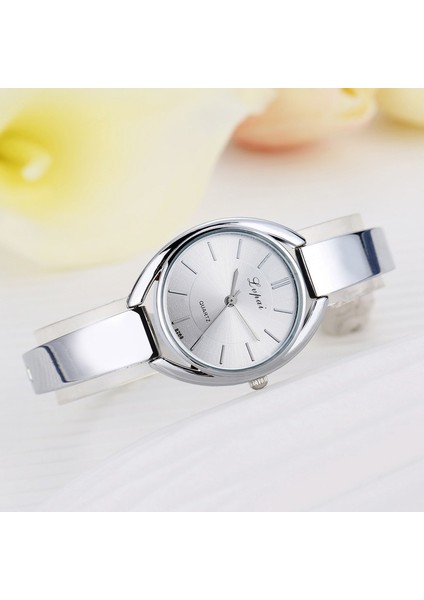 Gül Altın Beyaz Yeni Lüks Elbise Izle Kadınlar Için Altın Paslanmaz Çelik Bayan Bilezik Saatler Moda Sadelik Kuvars Kol Saati Kadın Saat (Yurt Dışından) indirimleri